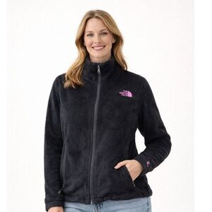 The North Face Denali Fleece Jacket Breast Cancer Awareness Womens Small Black